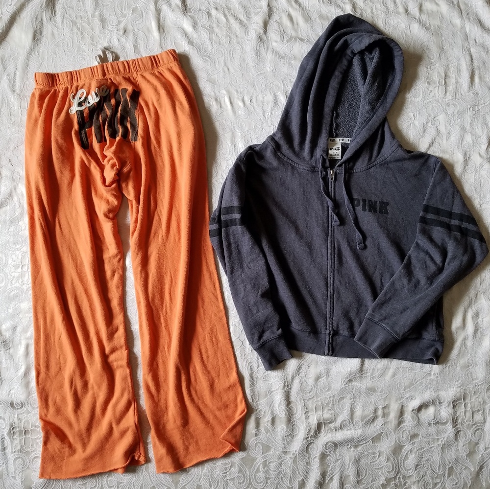 **SOLD**2 PIECE OUTFIT VS PINK Hoodie & Sweatpants